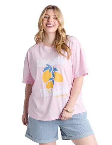 Limone Fresco Tee Pink