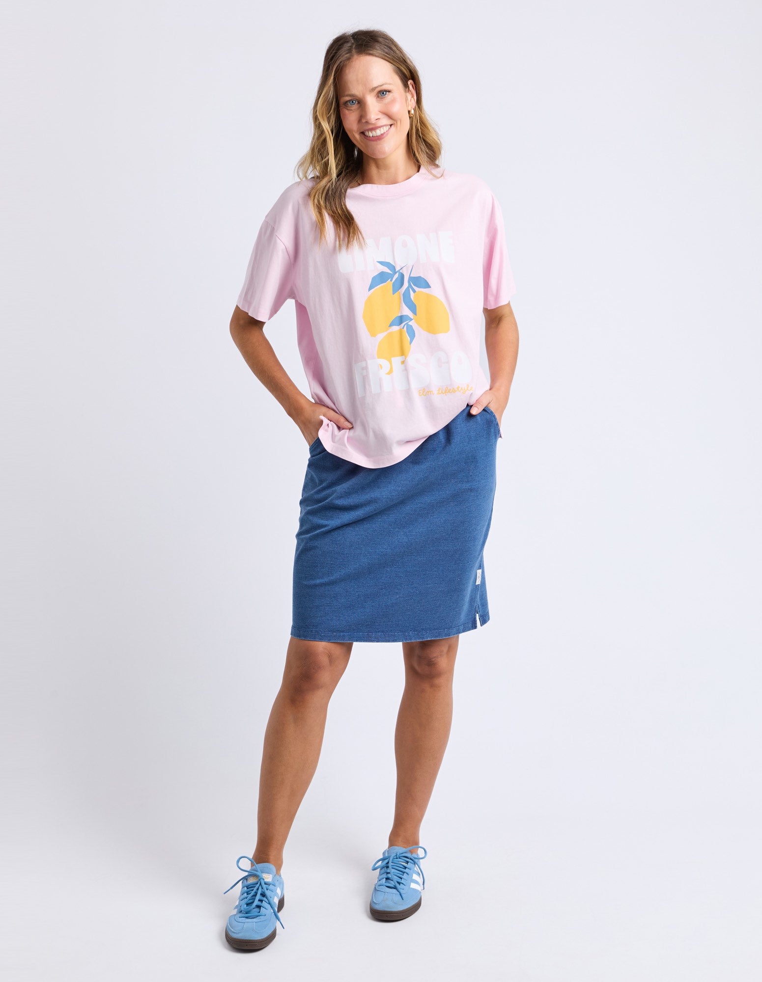 Elm - Limone Fresco Short Sleeve Tee -  Pink