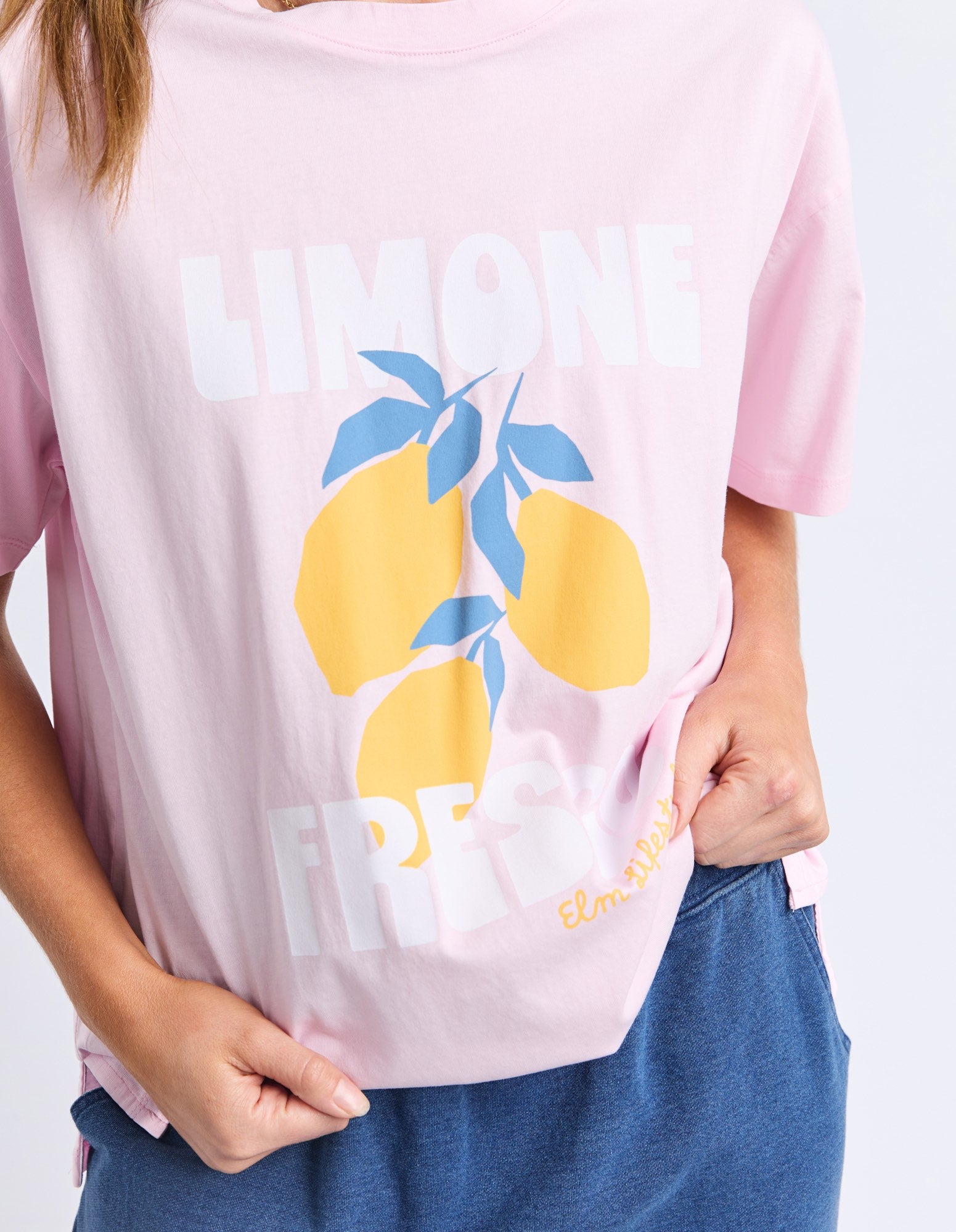 Elm - Limone Fresco Short Sleeve Tee -  Pink