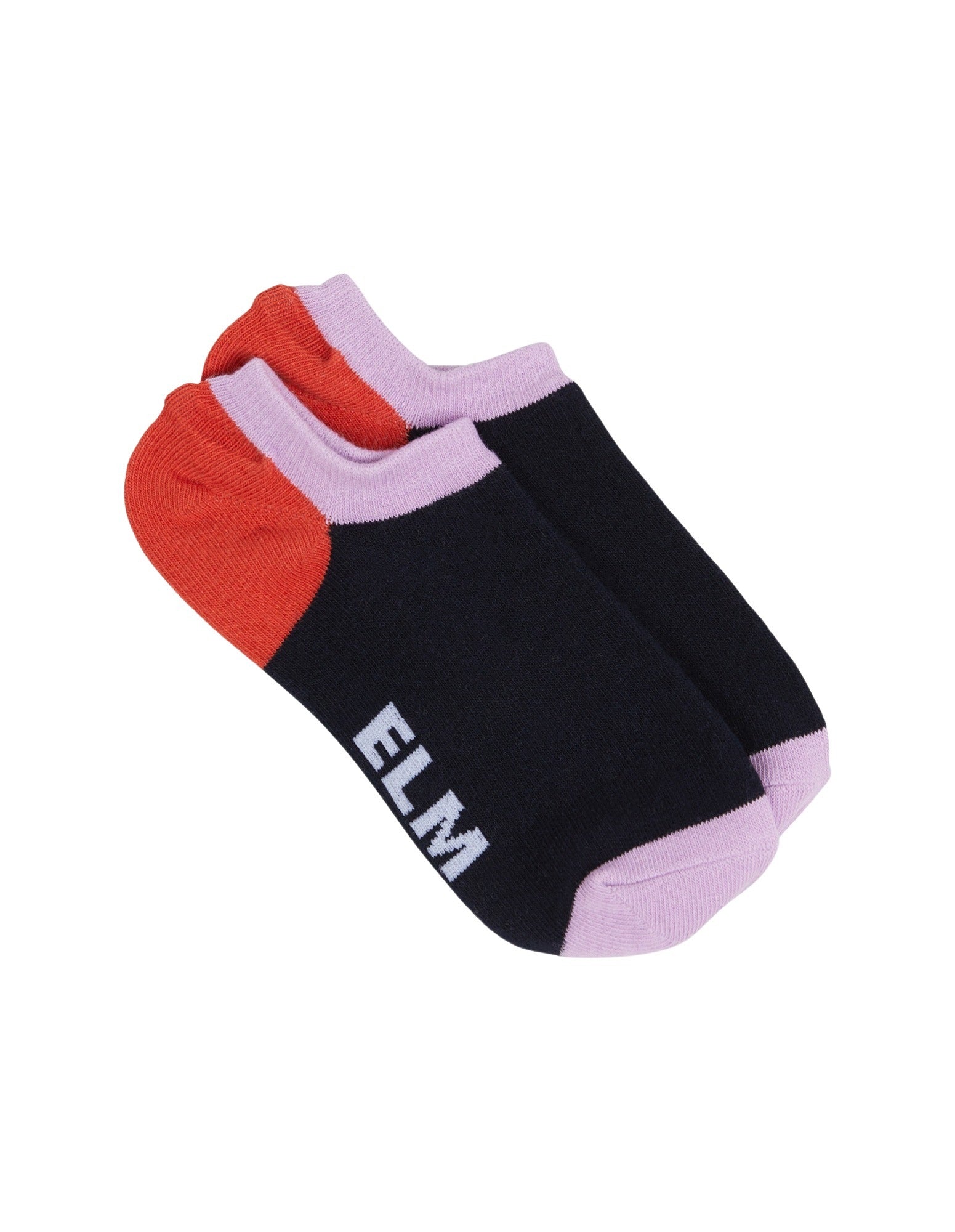 Elm - No Show Sock 2 PK - Block Out