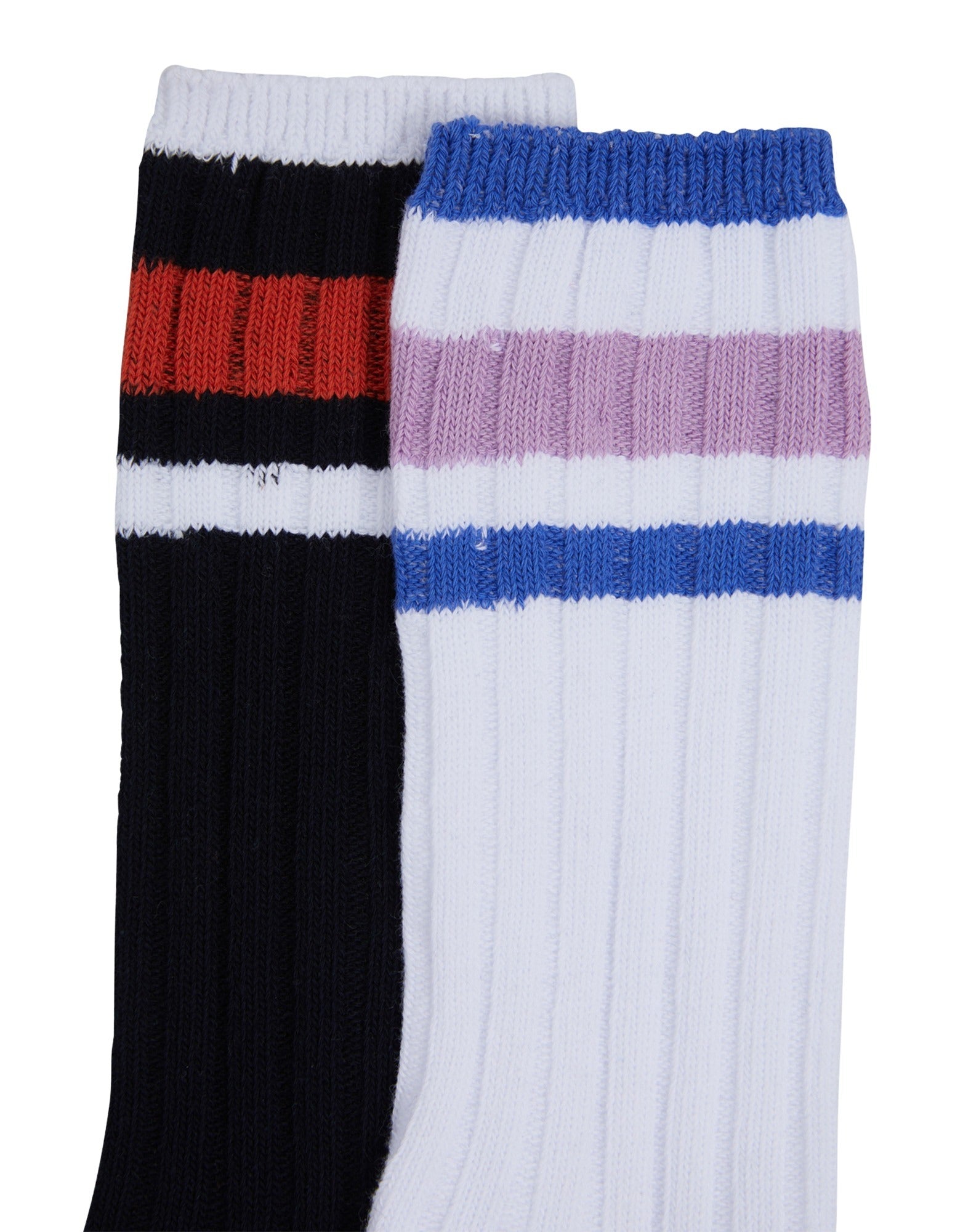 Elm - Collegiate Boot Sock 2 PK - Navy and White