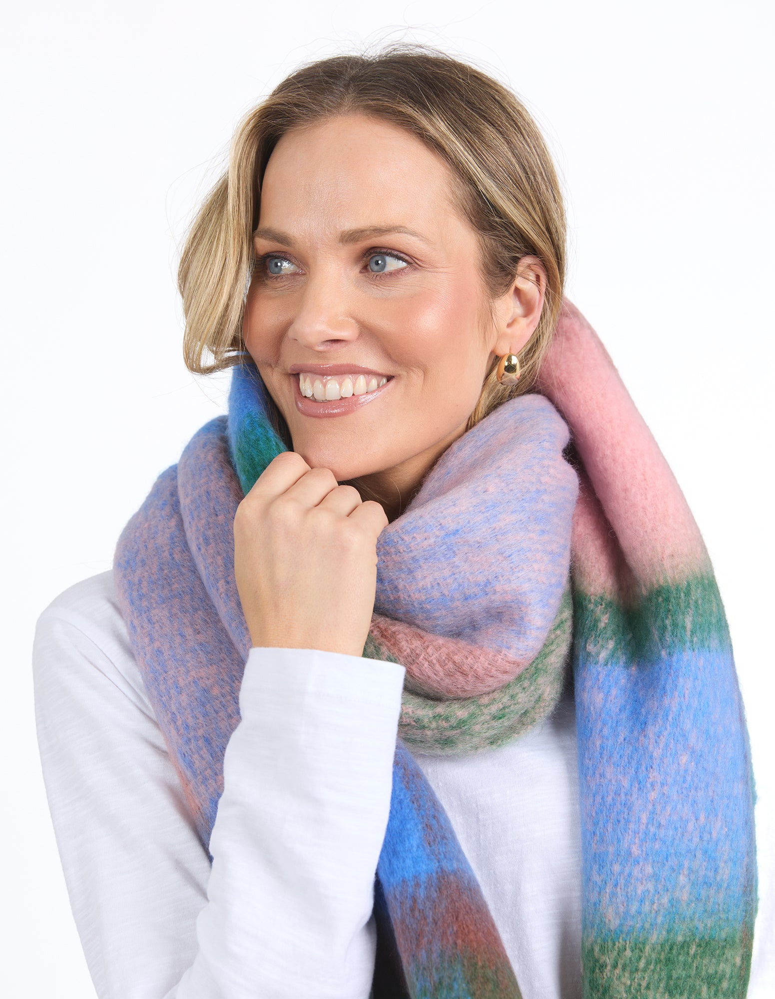 Elm - Ribbon Scarf - Multi