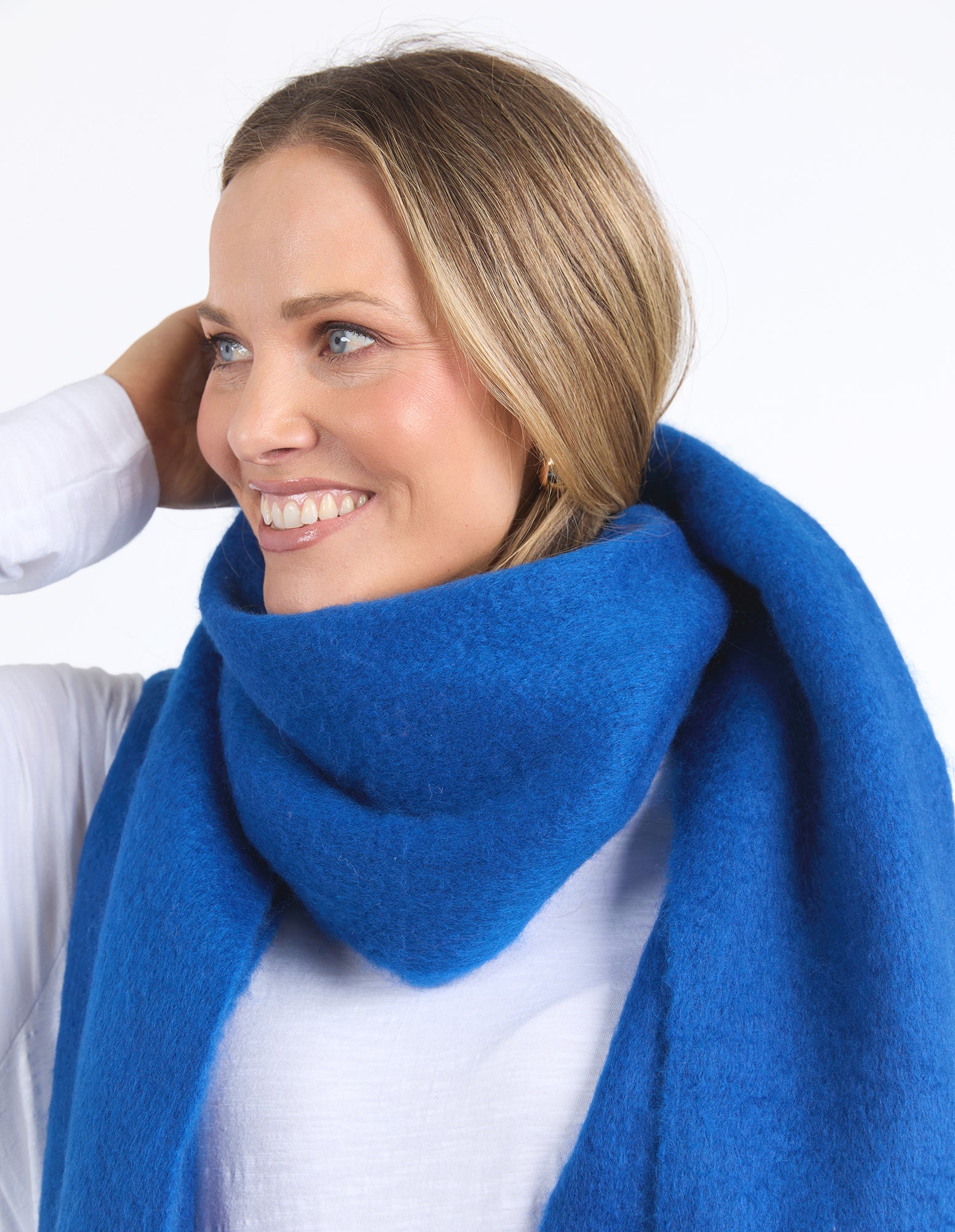 Elm - Comfy Scarf - Deep Blue