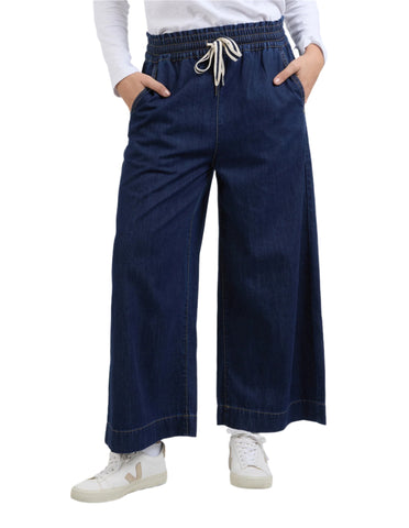 Greta Wide Leg Pant Extra Dark Wash