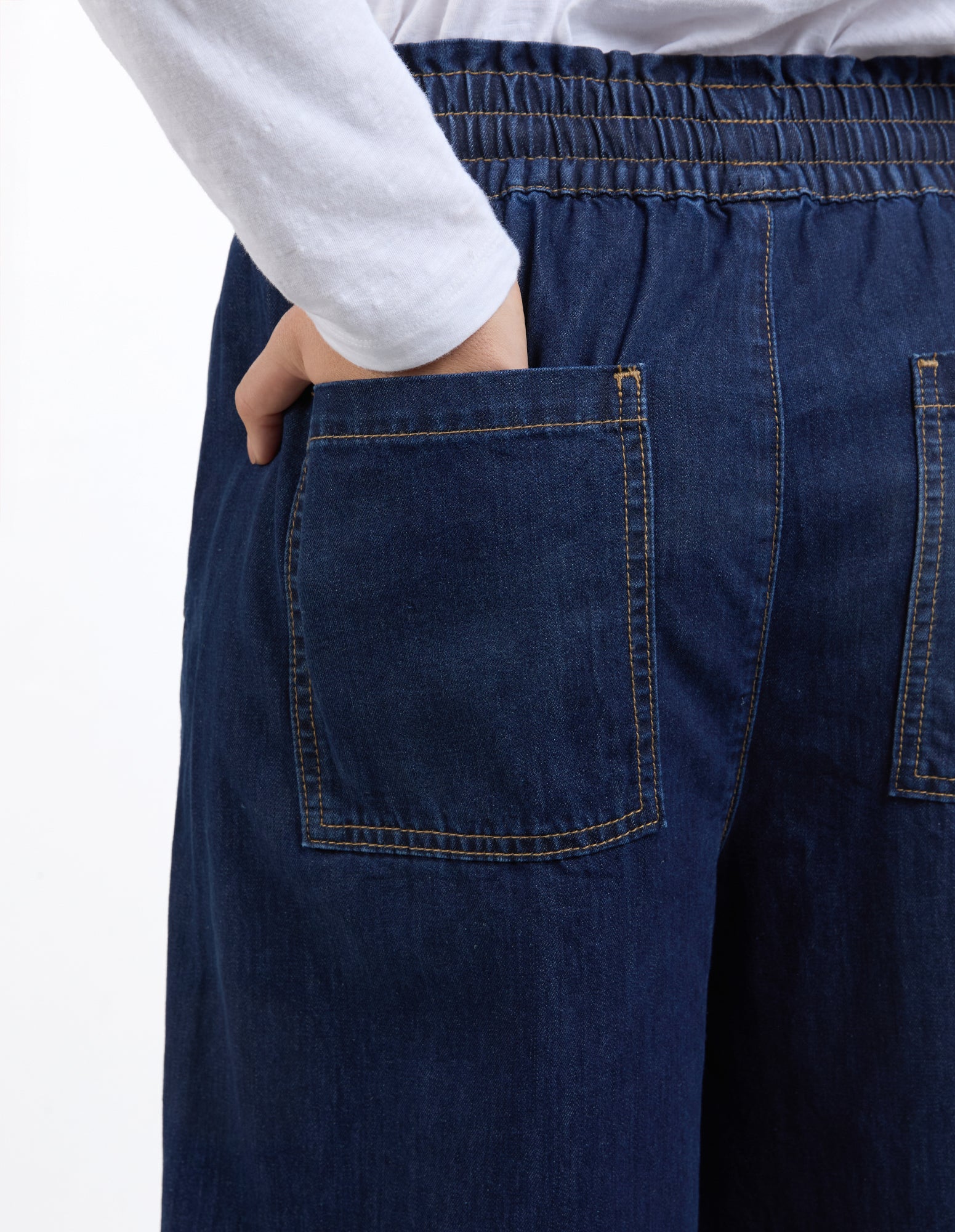 Elm - Greta Wide Leg Pant - Extra Dark Wash