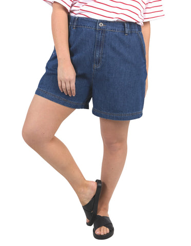 Elm - Matilda Denim Short - Dark Blue