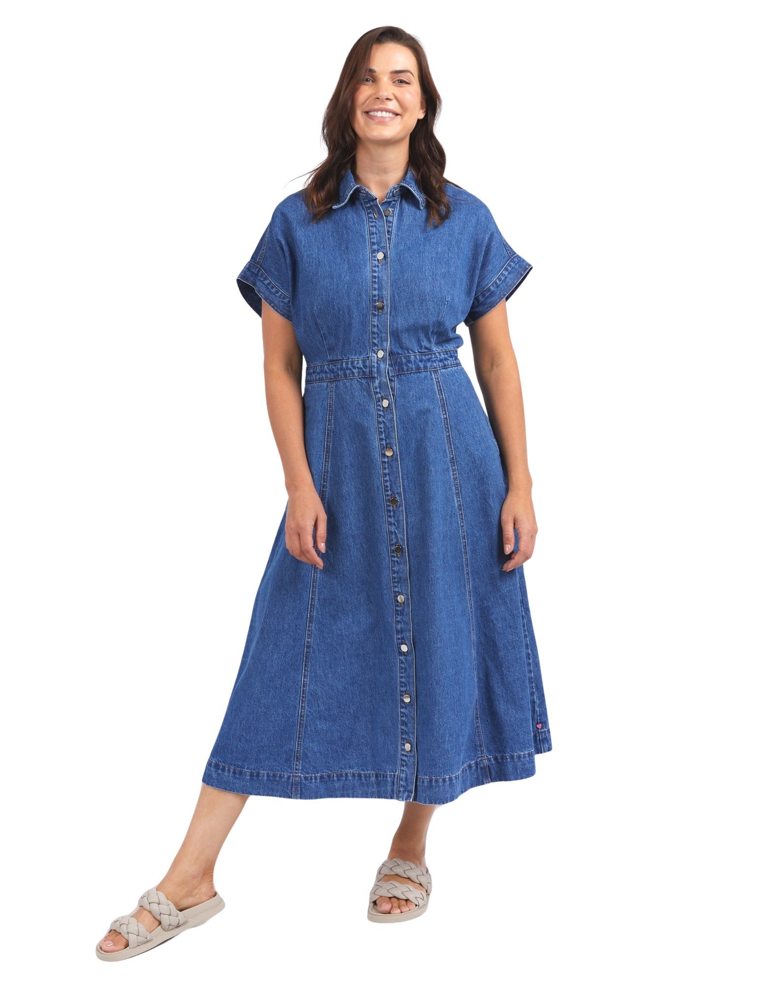 Elm - Aimee Denim Dress - Blue