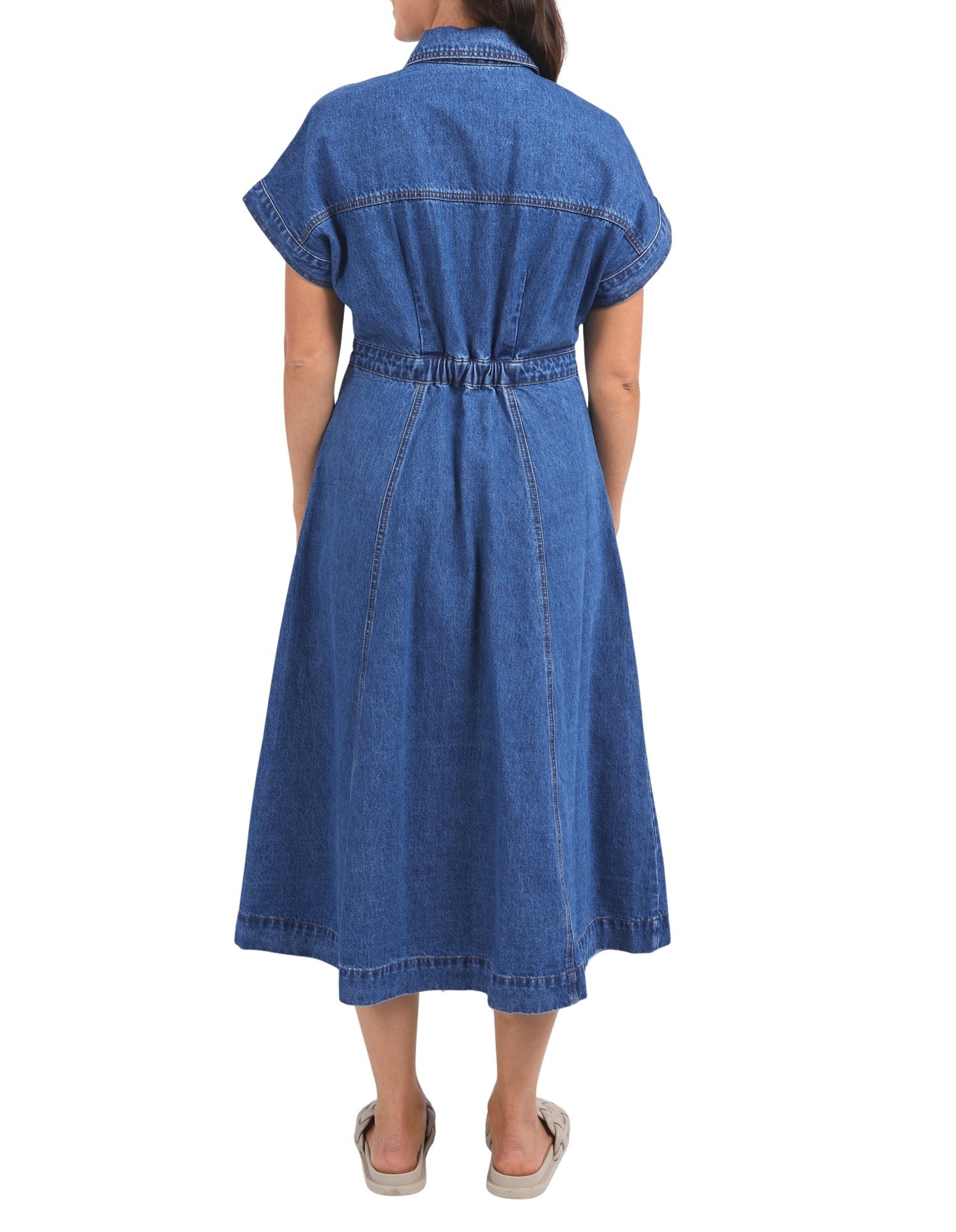 Elm - Aimee Denim Dress - Blue