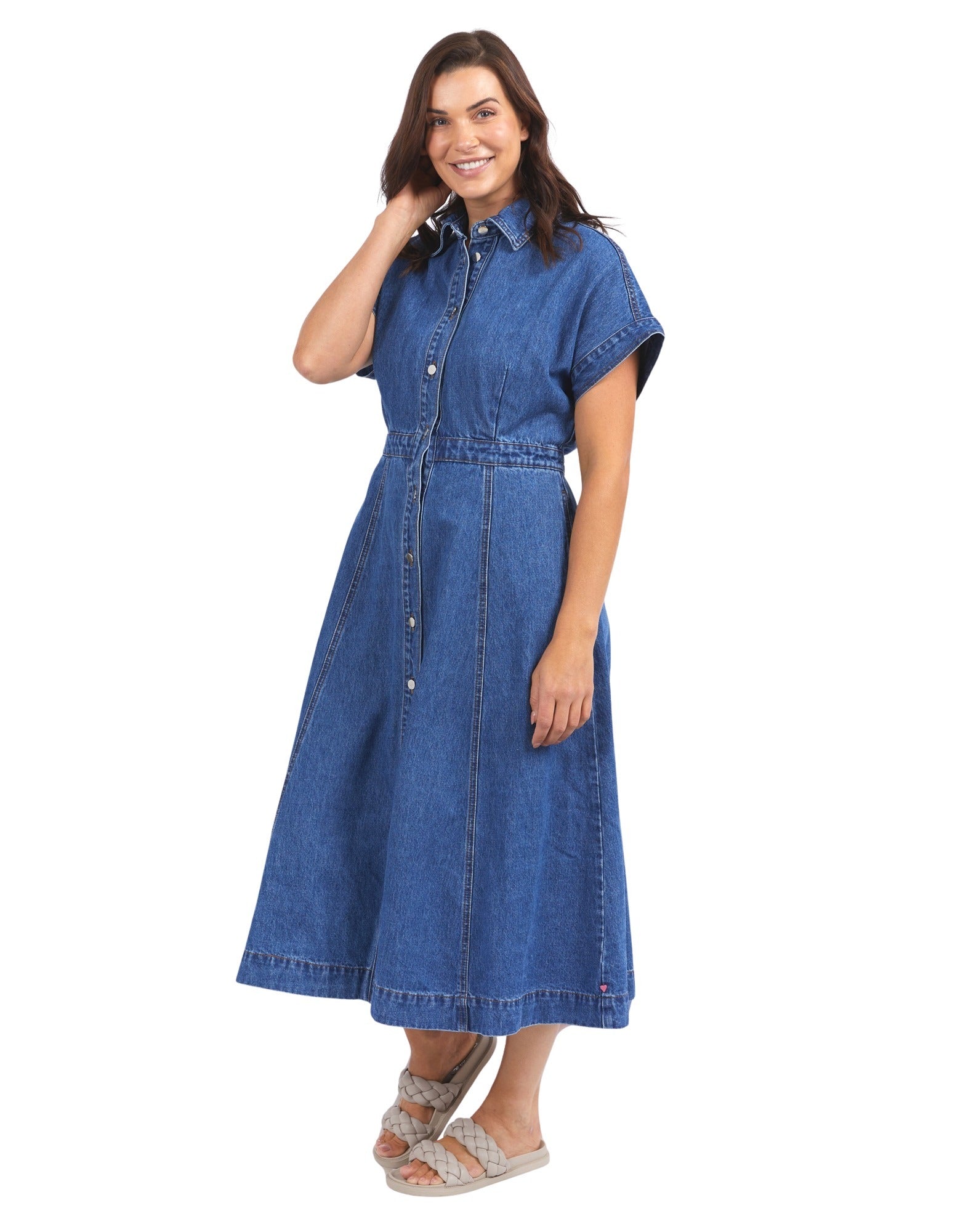 Elm - Aimee Denim Dress - Blue