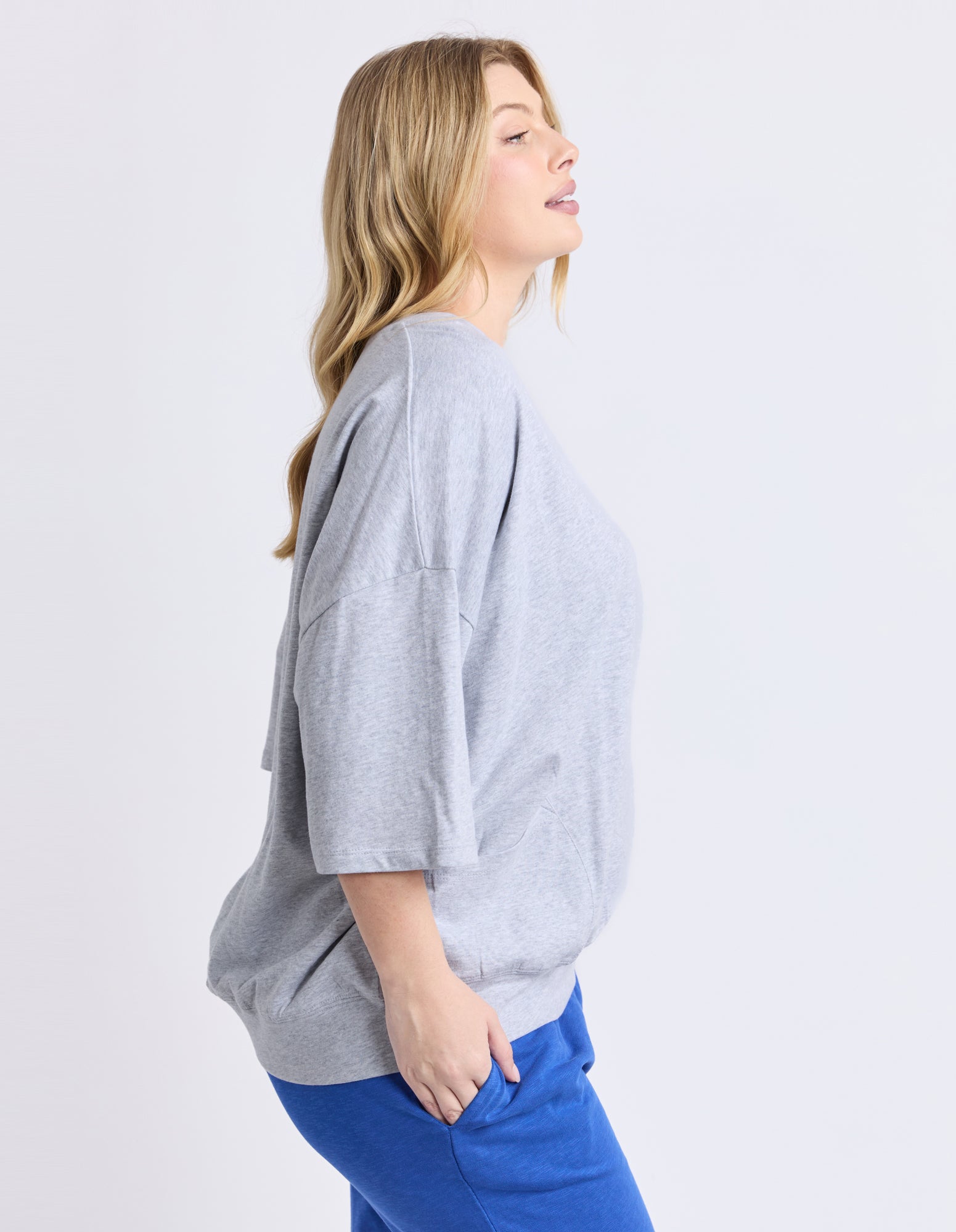 Elm - Mazie Sweat - Grey Marle