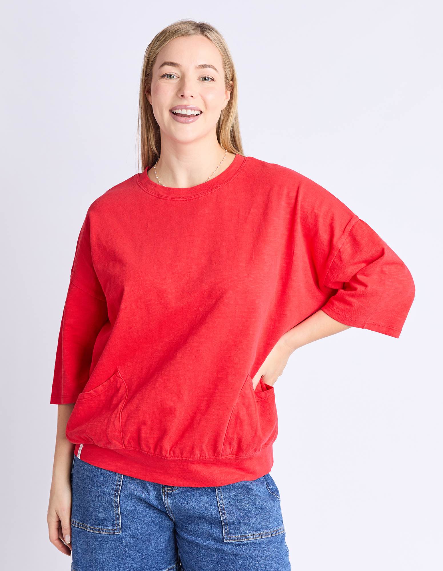 Elm - Mazie Sweat - Poppy - NEW COLOUR!