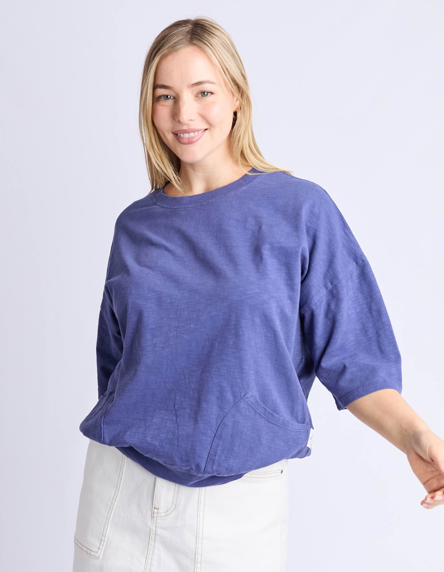 Elm - Mazie Sweat - Vintage Blue - NEW COLOUR!