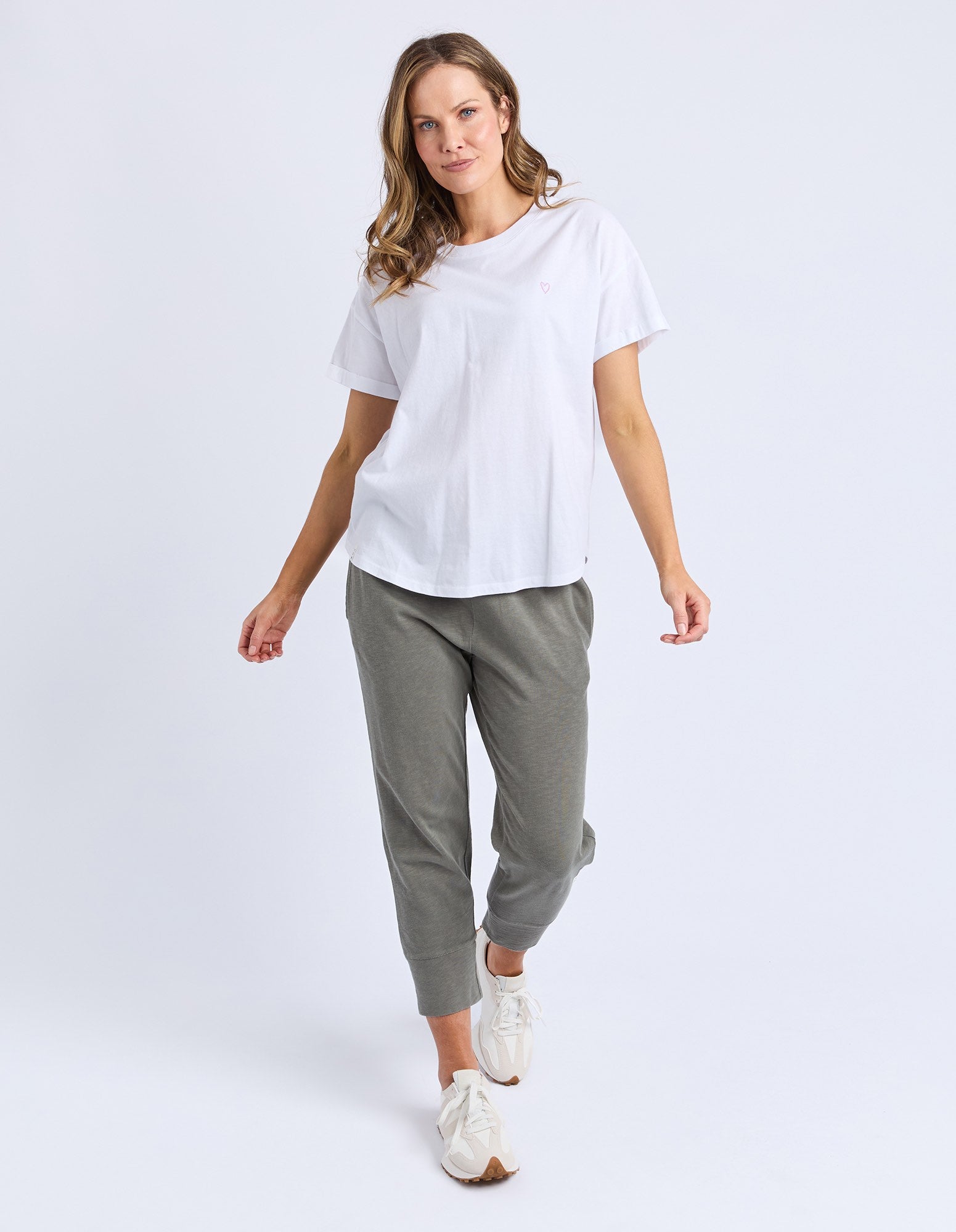 Elm - Halli Short Sleeve Tee - White