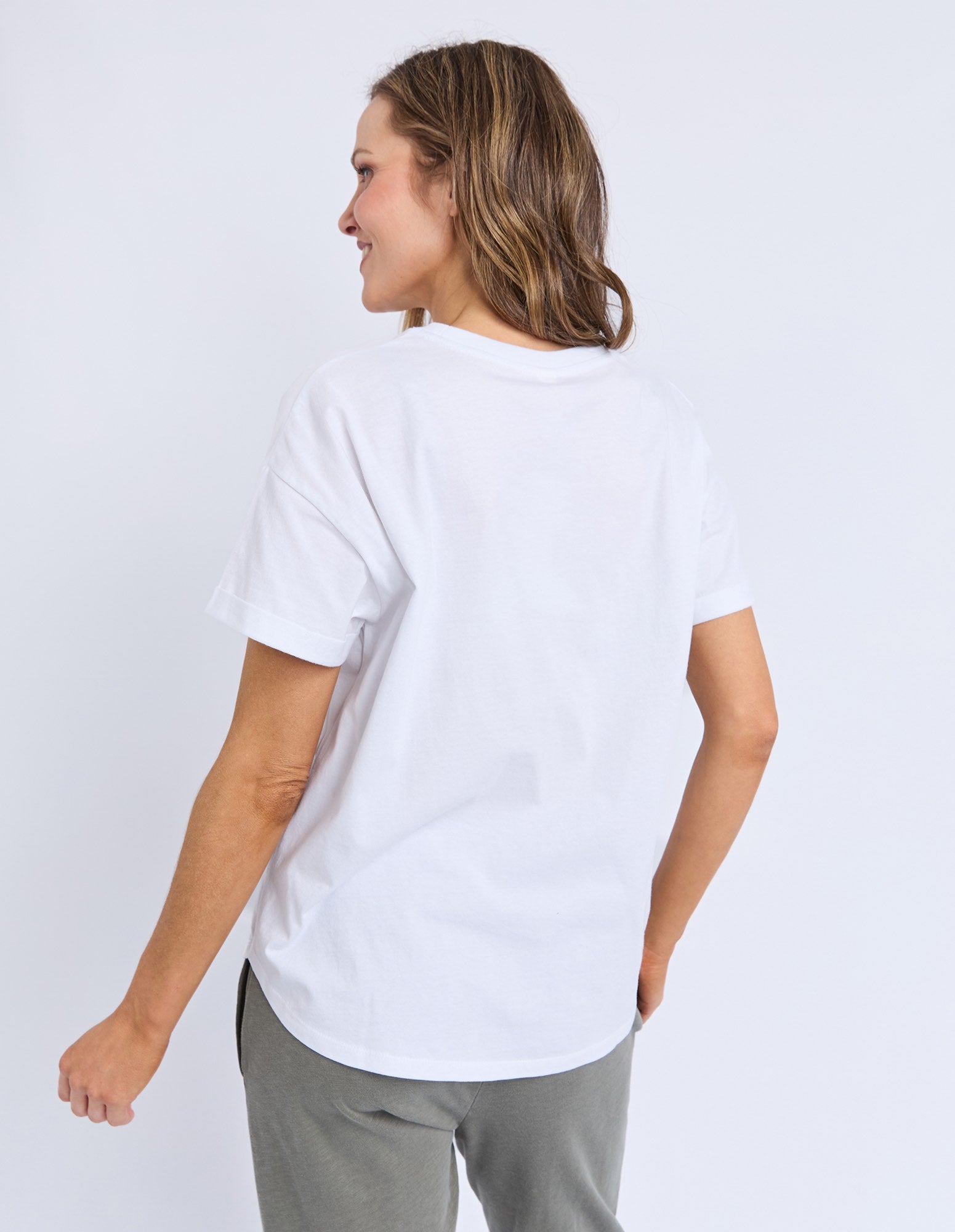 Elm - Halli Short Sleeve Tee - White