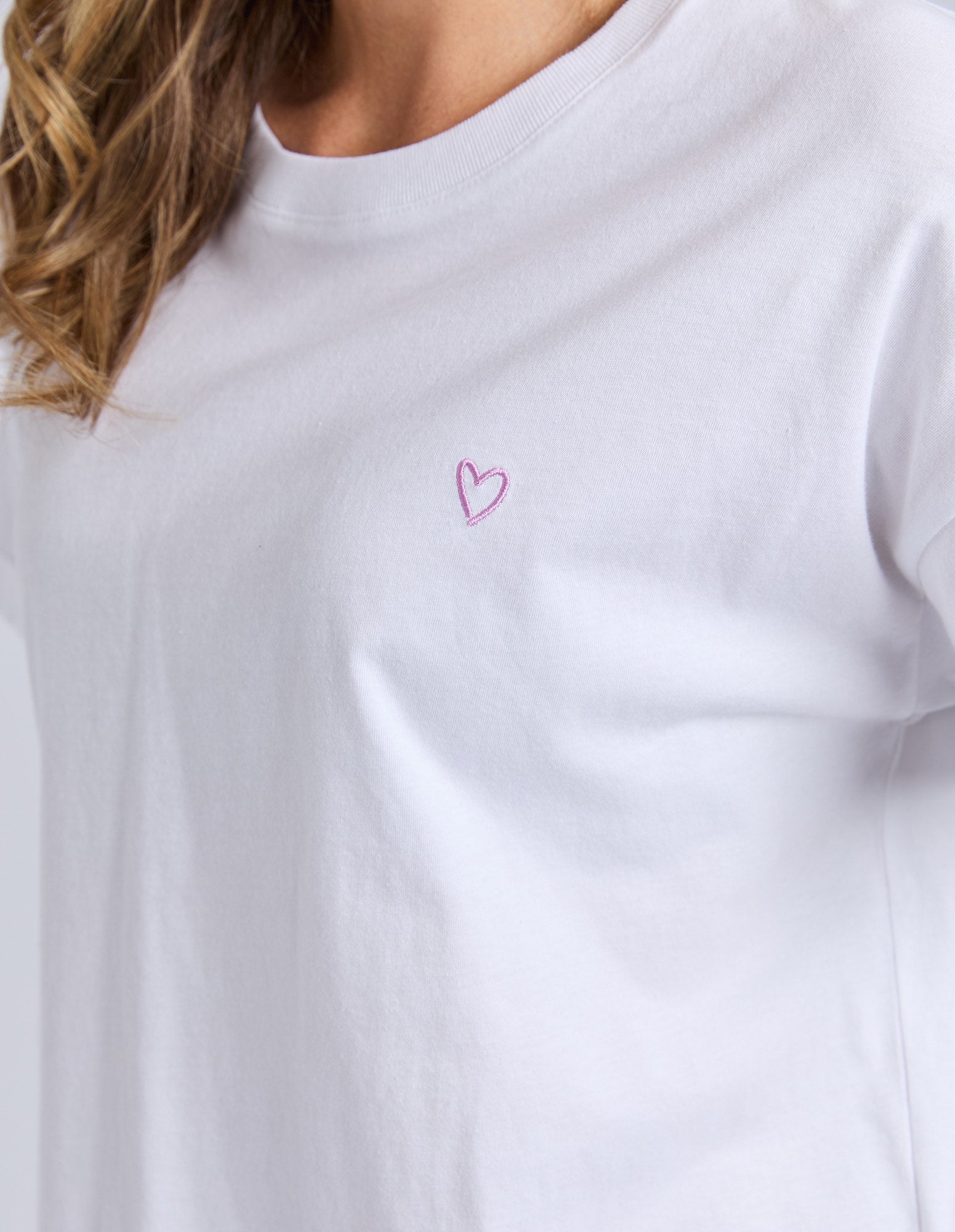 Elm - Halli Short Sleeve Tee - White