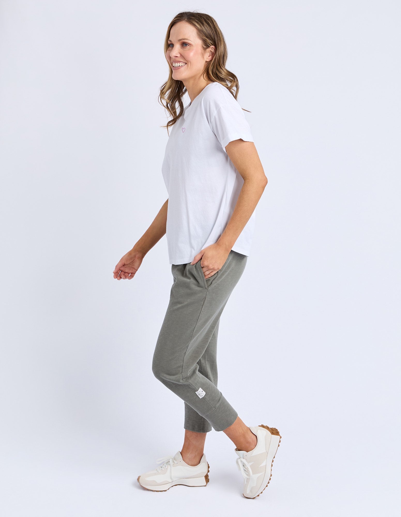 Elm - Halli Short Sleeve Tee - White