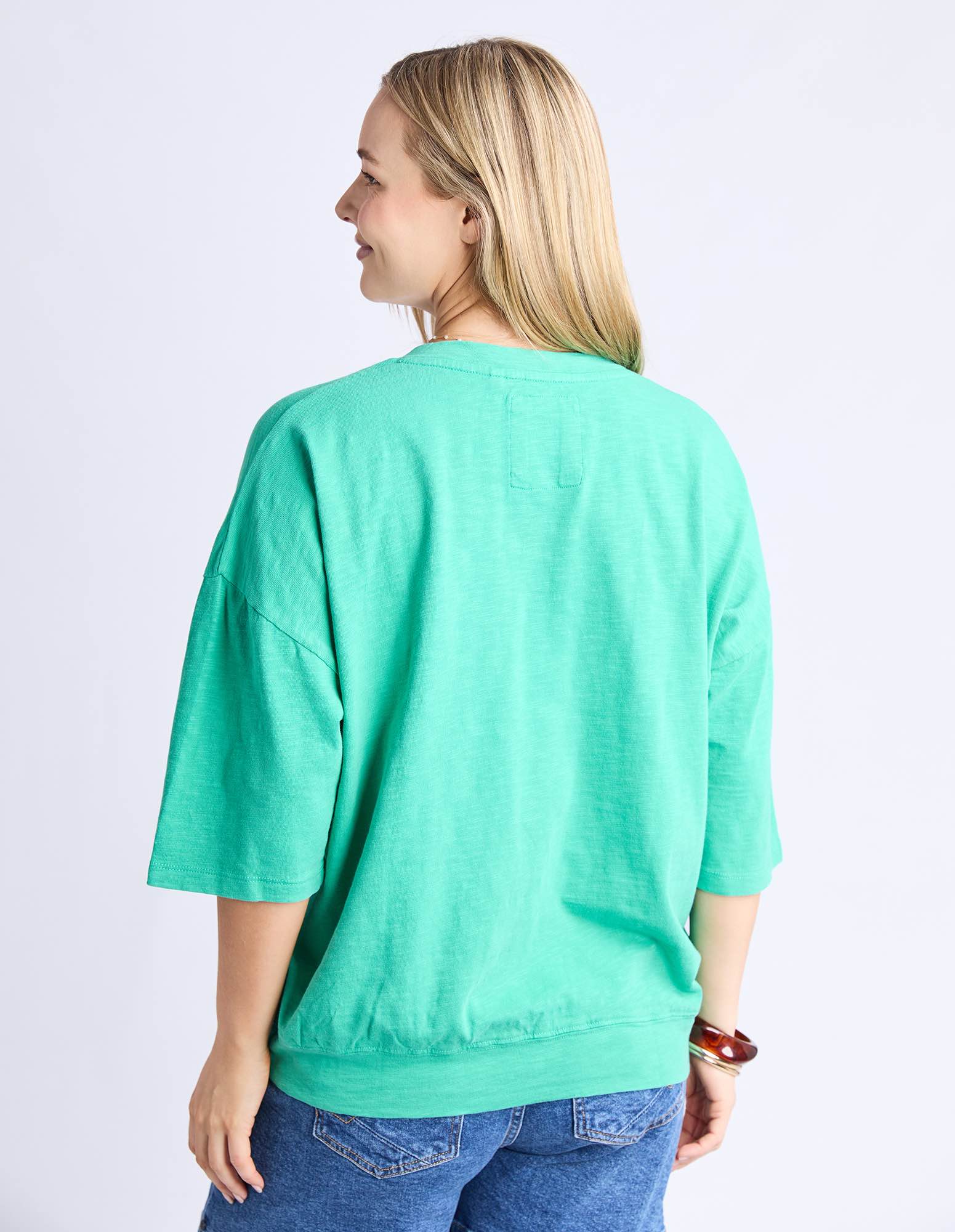 Elm - Mazie Vee Sweat - Gumdrop Green - NEW COLOUR!