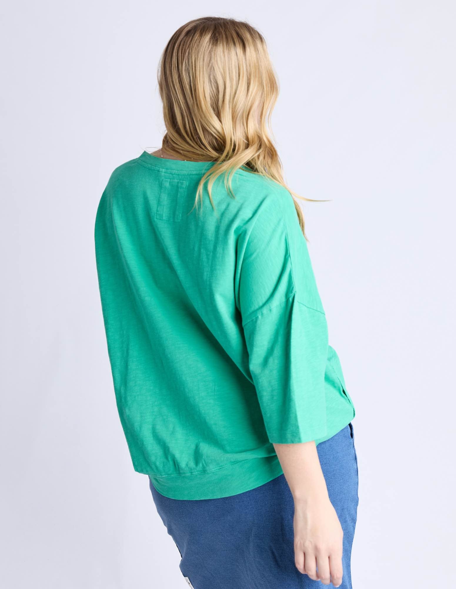 Elm - Mazie Vee Sweat - Gumdrop Green - NEW COLOUR!