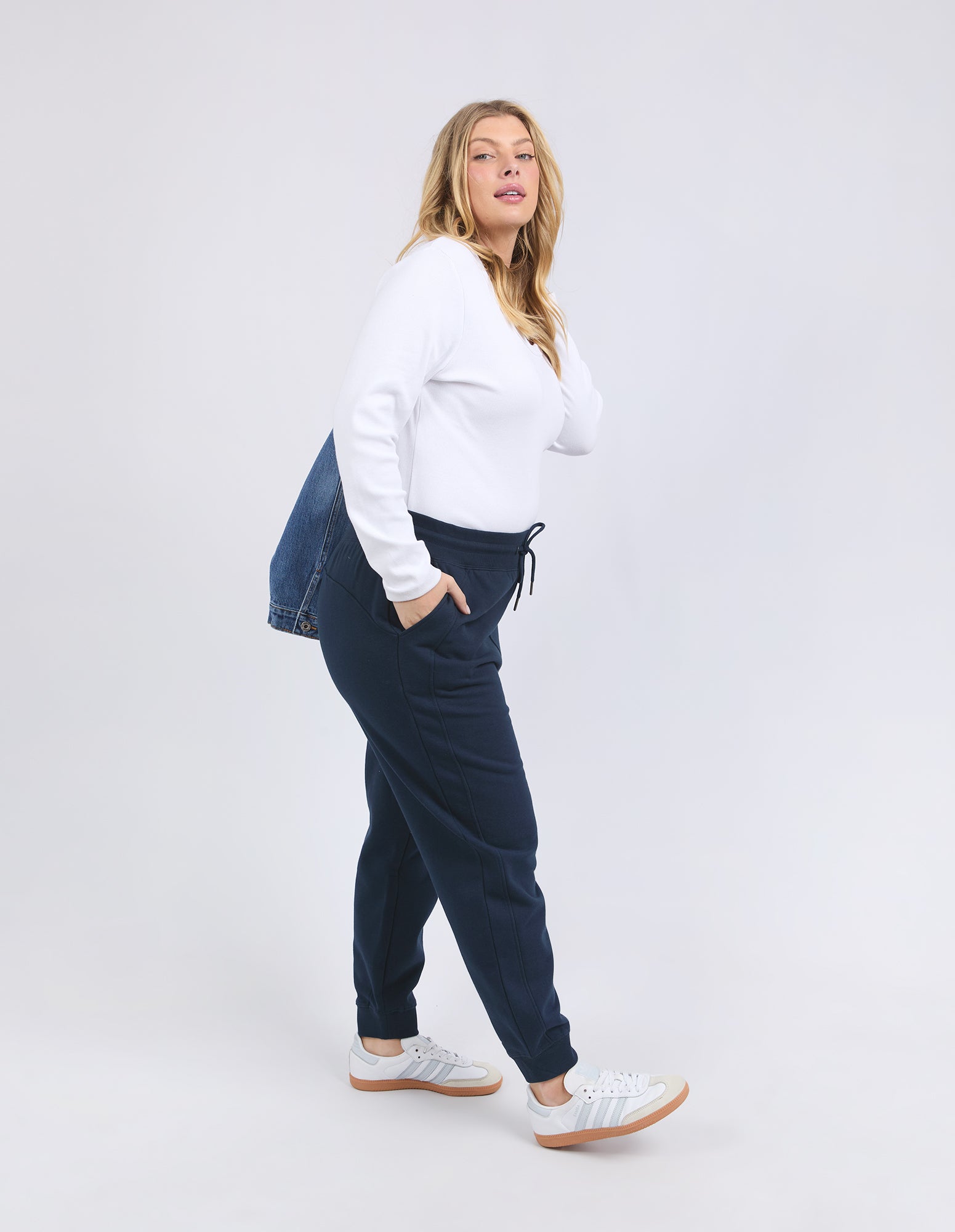 Elm - Kirby Track Pant - Navy