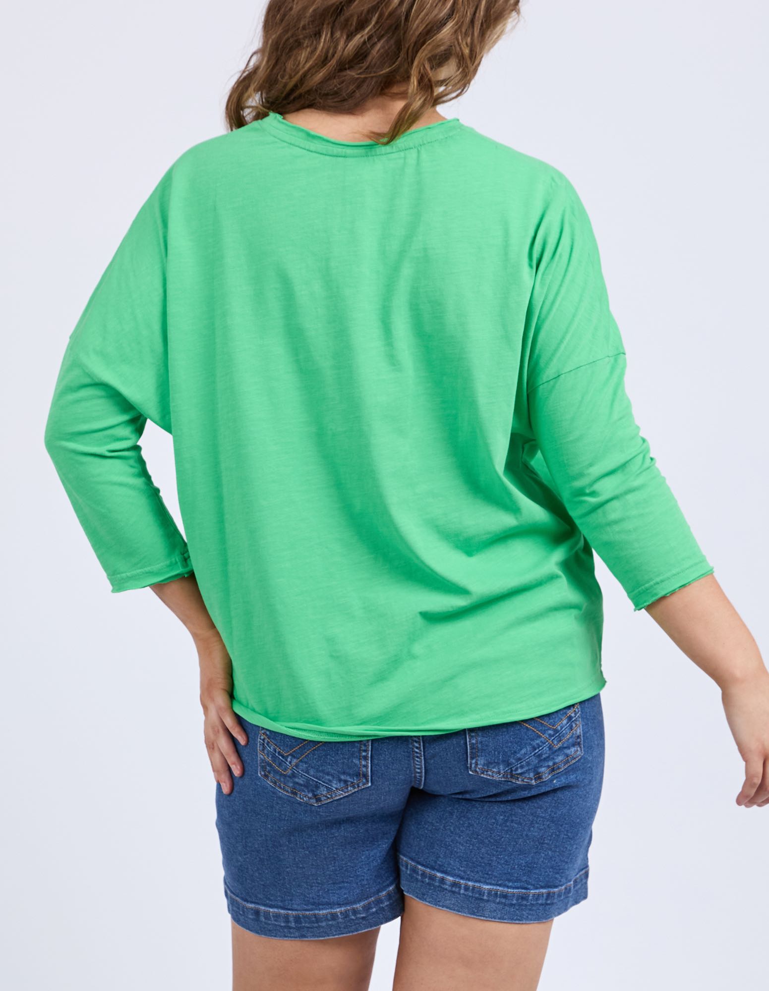 Elm - Anya LS Tee - Spring Green