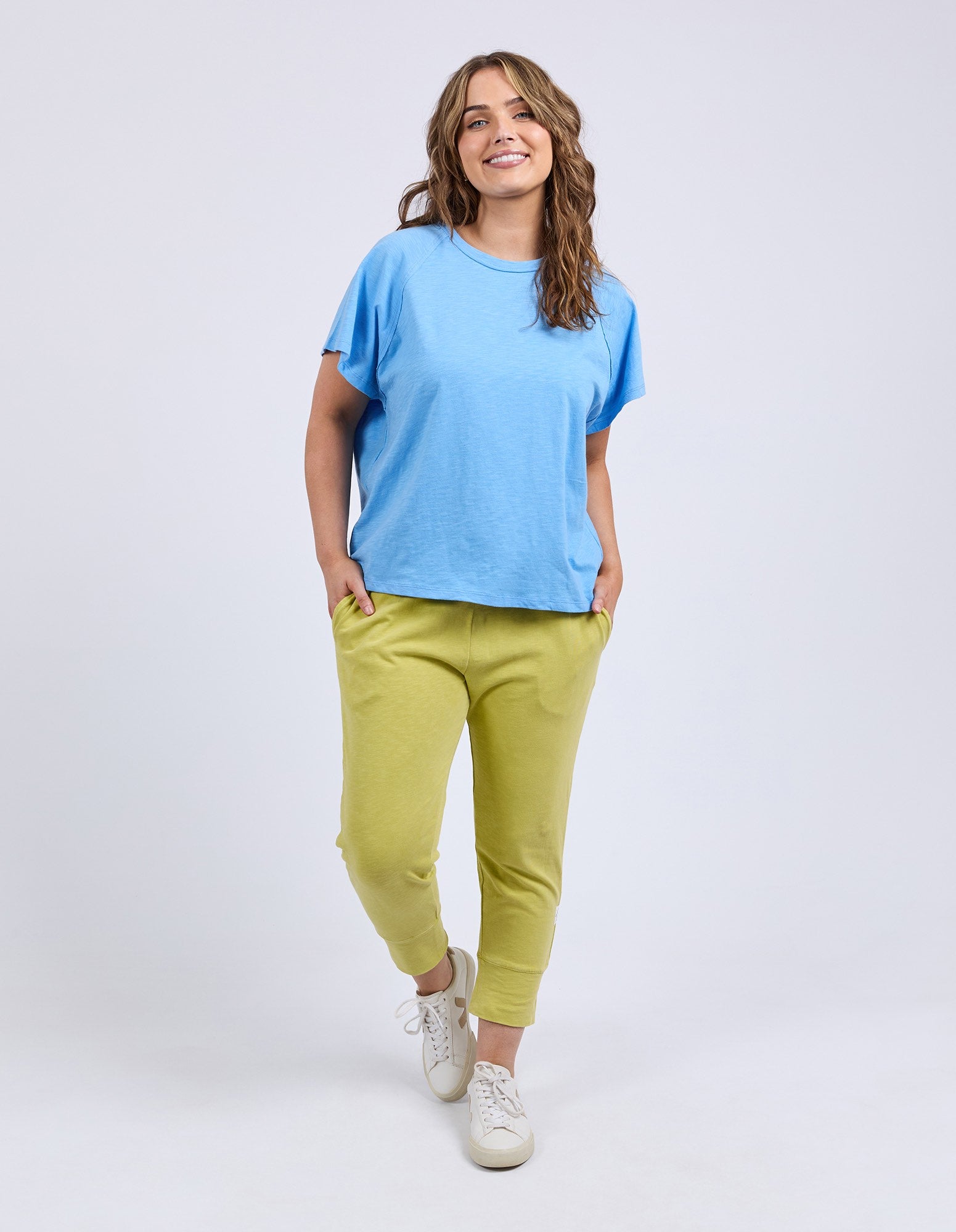 Elm - Shelby Short Sleeve Tee - Azure Blue