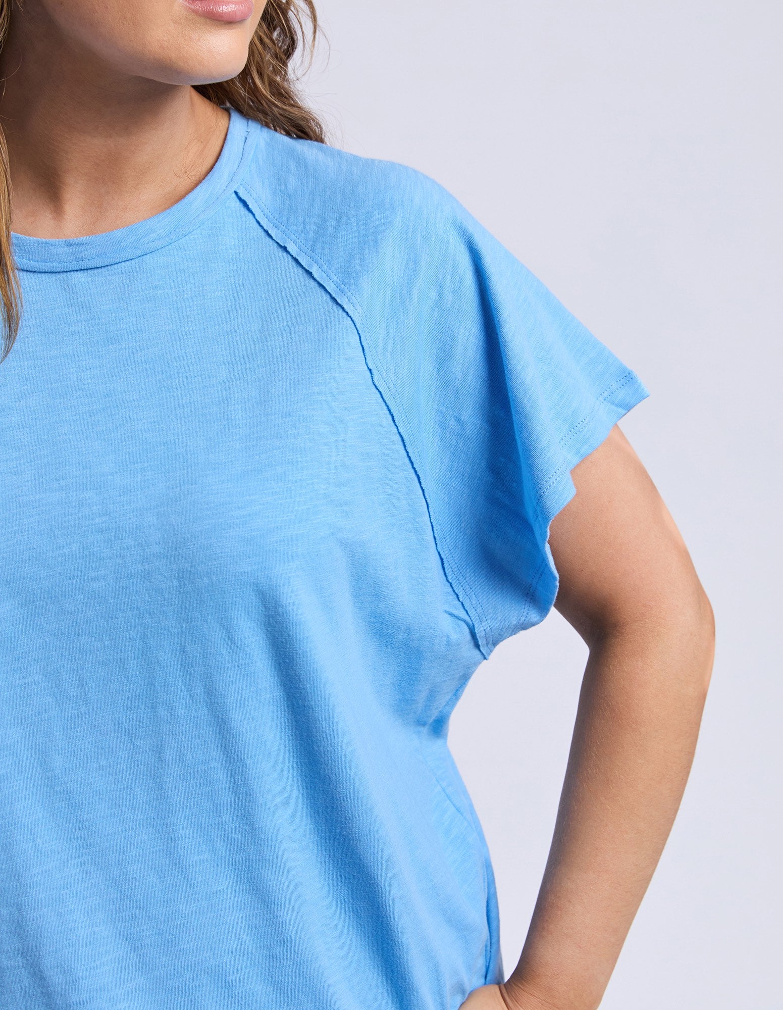 Elm - Shelby Short Sleeve Tee - Azure Blue