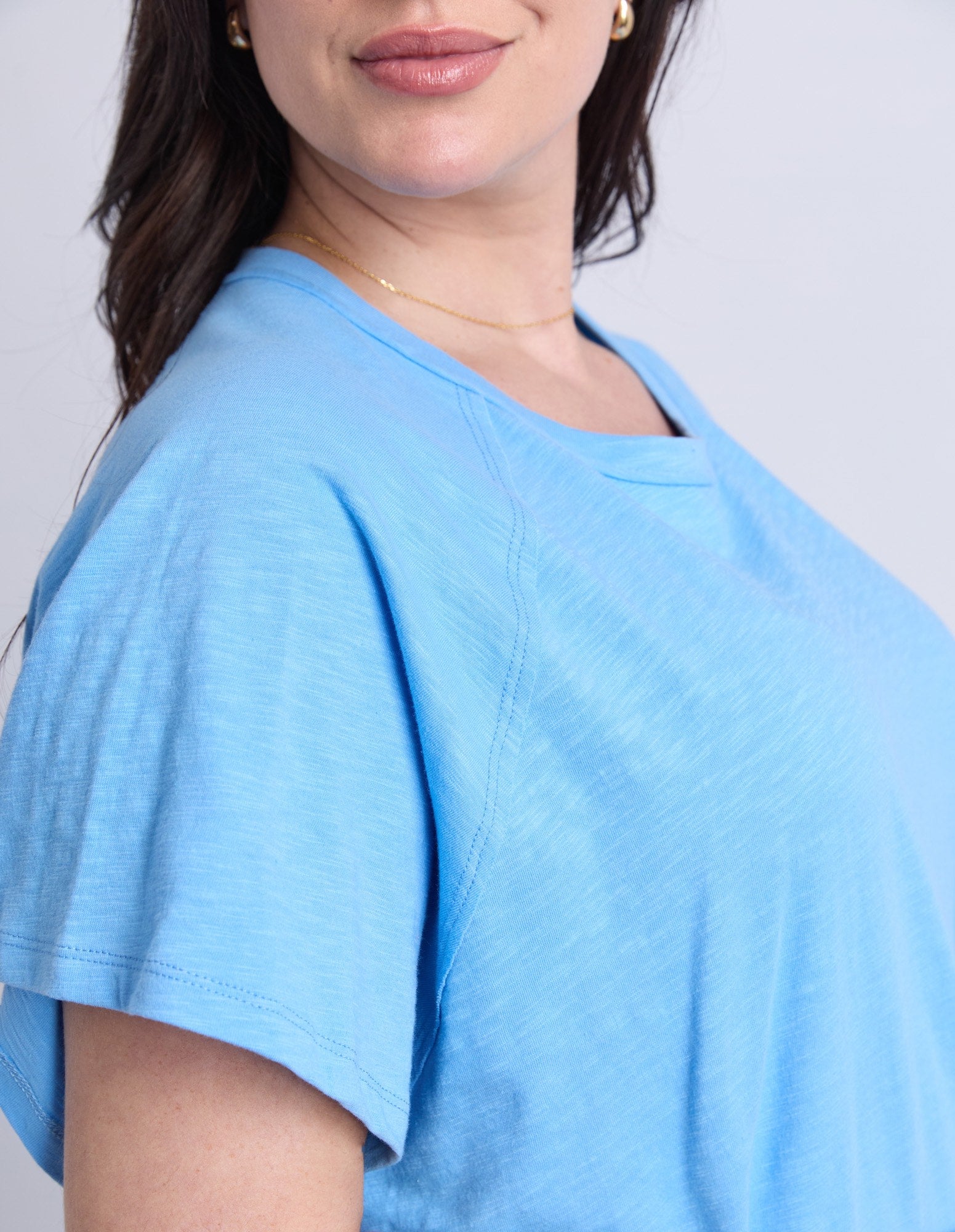 Elm - Shelby Short Sleeve Tee - Azure Blue