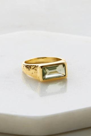 Zafino Annabelle Gold Green Amethyst
