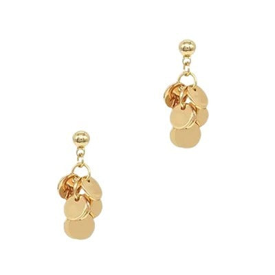 Fabienne - Disc Drop Earring