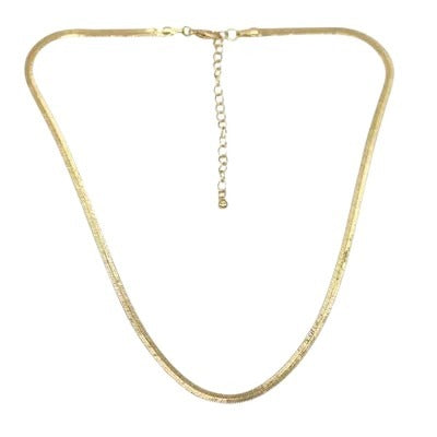 Fabienne - 4mm Herringbone Chain Necklace