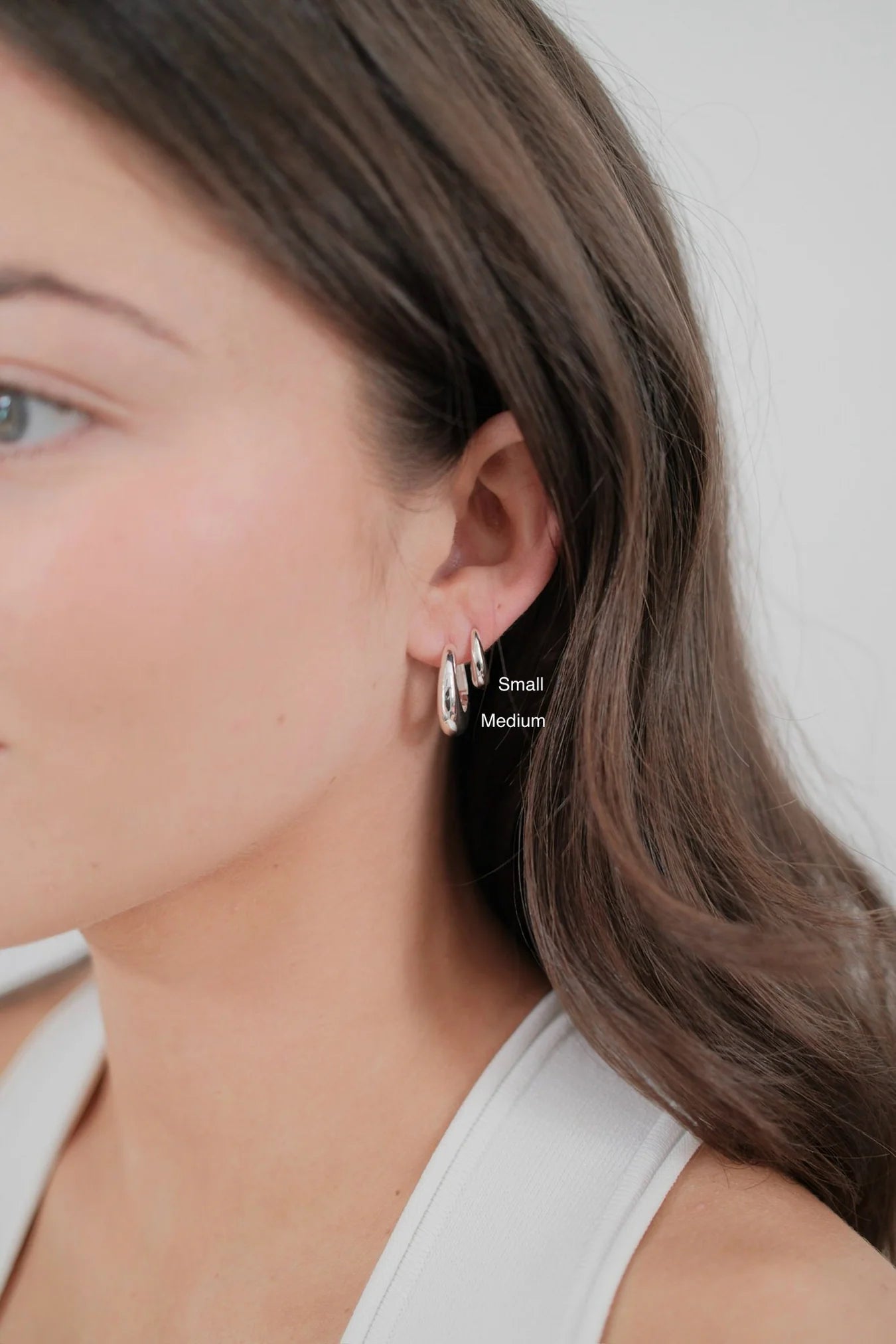 Zafino Cleo Hoop Medium - Gold or Silver