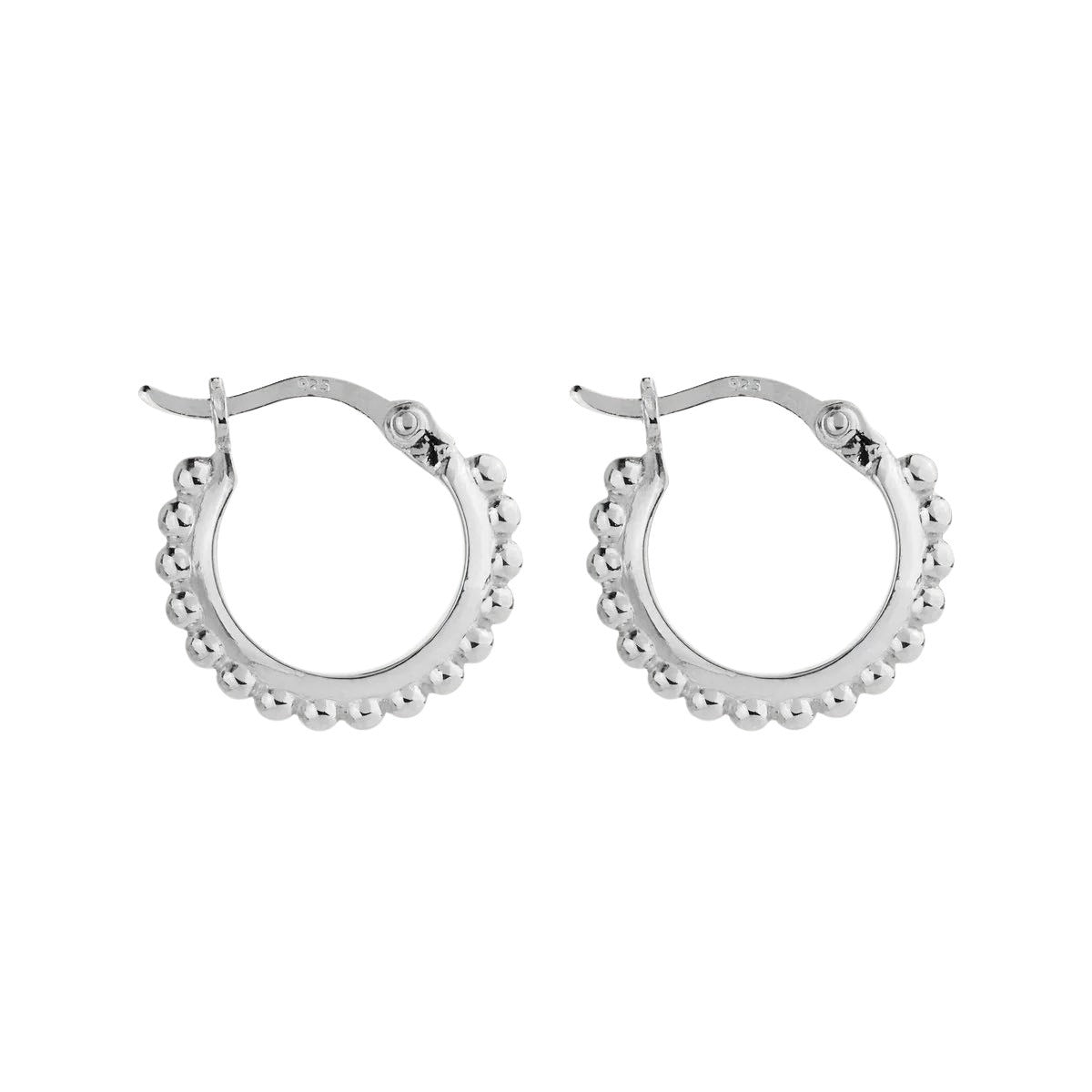 Najo E6829 Chia Hoop Earring Silver