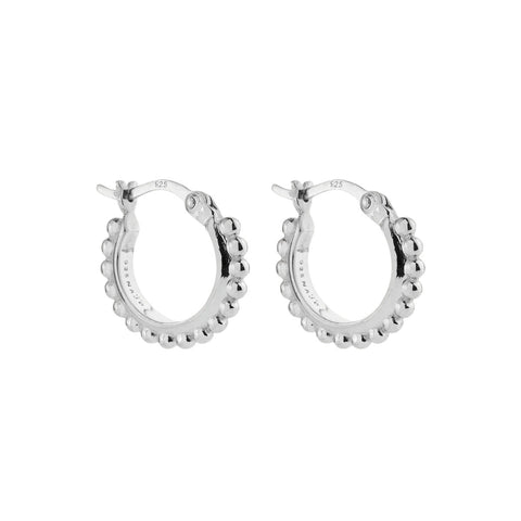 Najo E6829 Chia Hoop Earring Silver