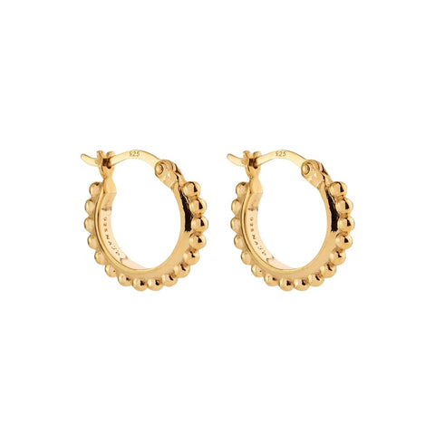 Najo E6831 Chia Hoop Earring Gold