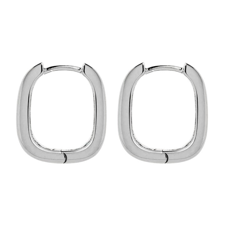 Najo E6938 Elysium Silver Hoop Earrings
