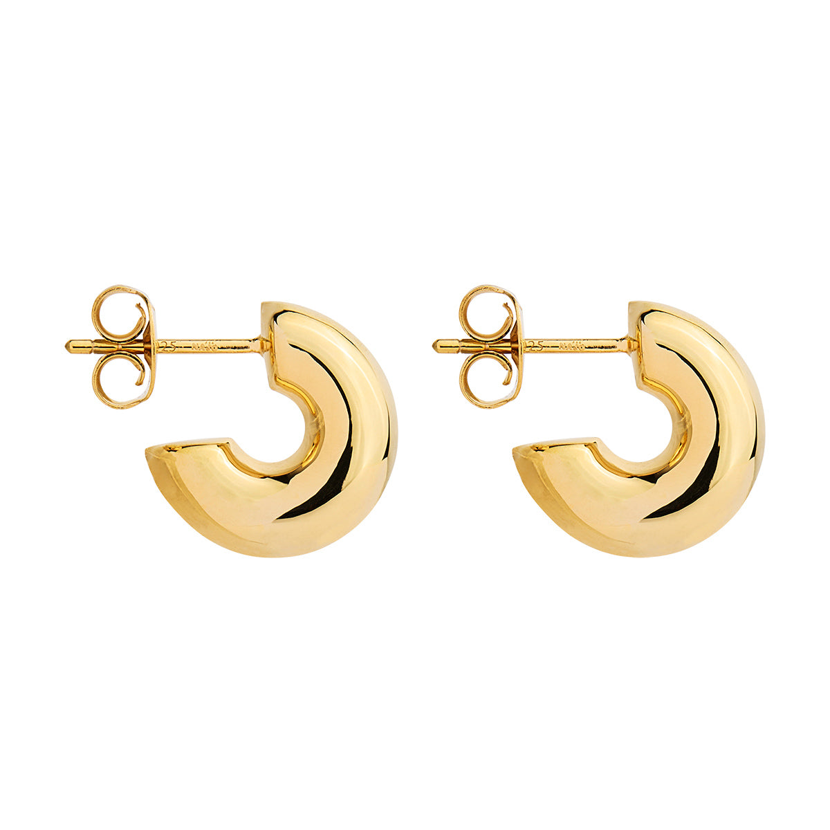 Najo E7073 Moonbow Gold Stud Earrings