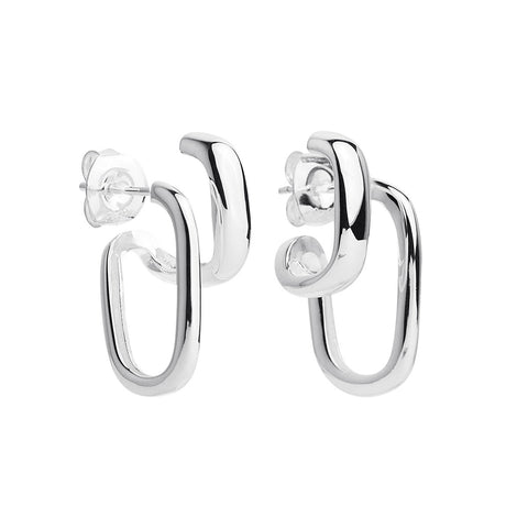 Najo E7084 Illusionist Silver Earrings