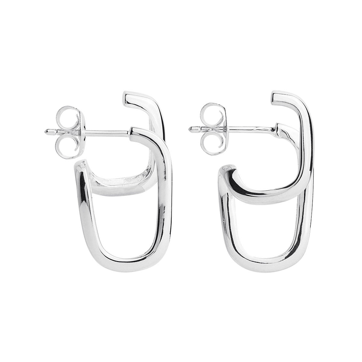 Najo E7084 Illusionist Silver Earrings