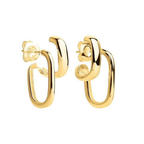 Najo E7085 Illusionist Gold Earrings