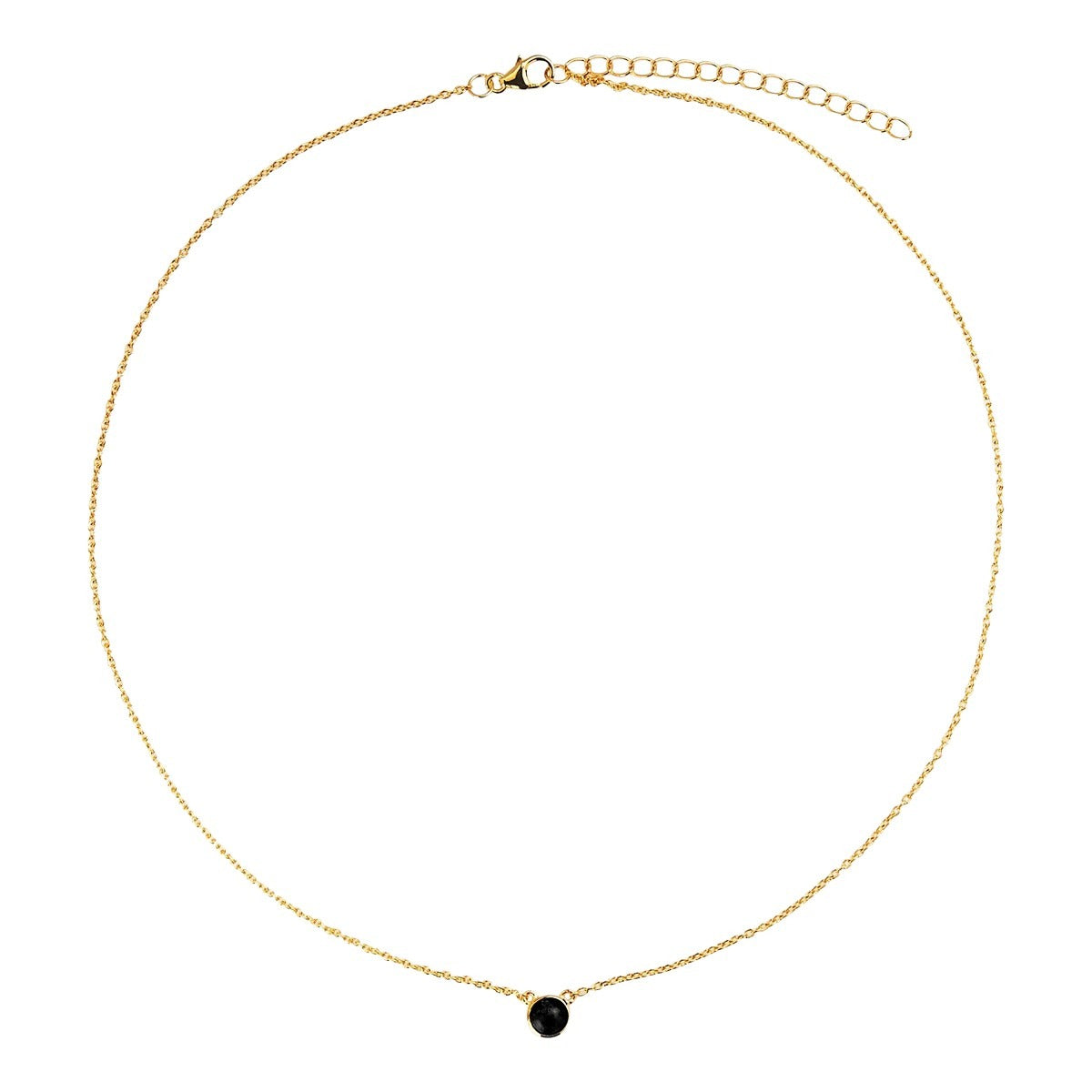 Najo N6539 Heavenly Onyx Necklace Gold