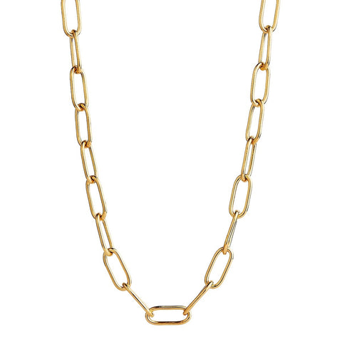 Najo N7040 Vista Large Link Necklace Gold