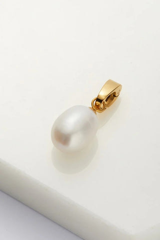 Zafino Pearl Charm - Freshwater Pearl & Gold