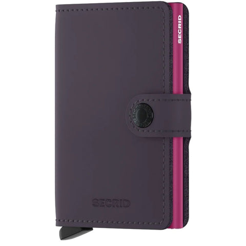 Secrid - Mini Wallet - Matte Dark Purple Fuchsia