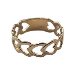 Fabienne Selina Sterling Range - Multi Open Heart Ring