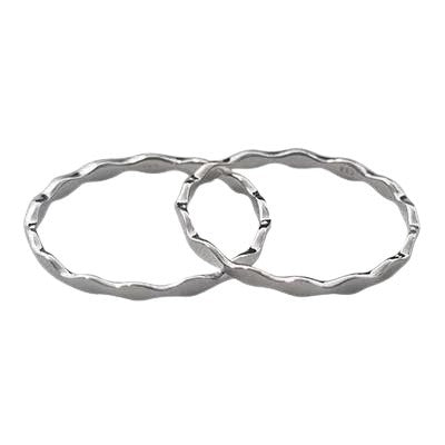 Fabienne Selina Sterling Range - Set of Two Rings