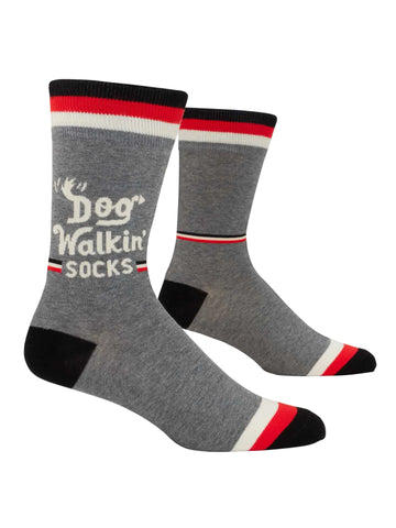 Blue Q - Men's Socks - Dog Walkin