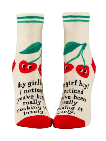 Blue Q - Ankle Socks - Hey Girl Hey