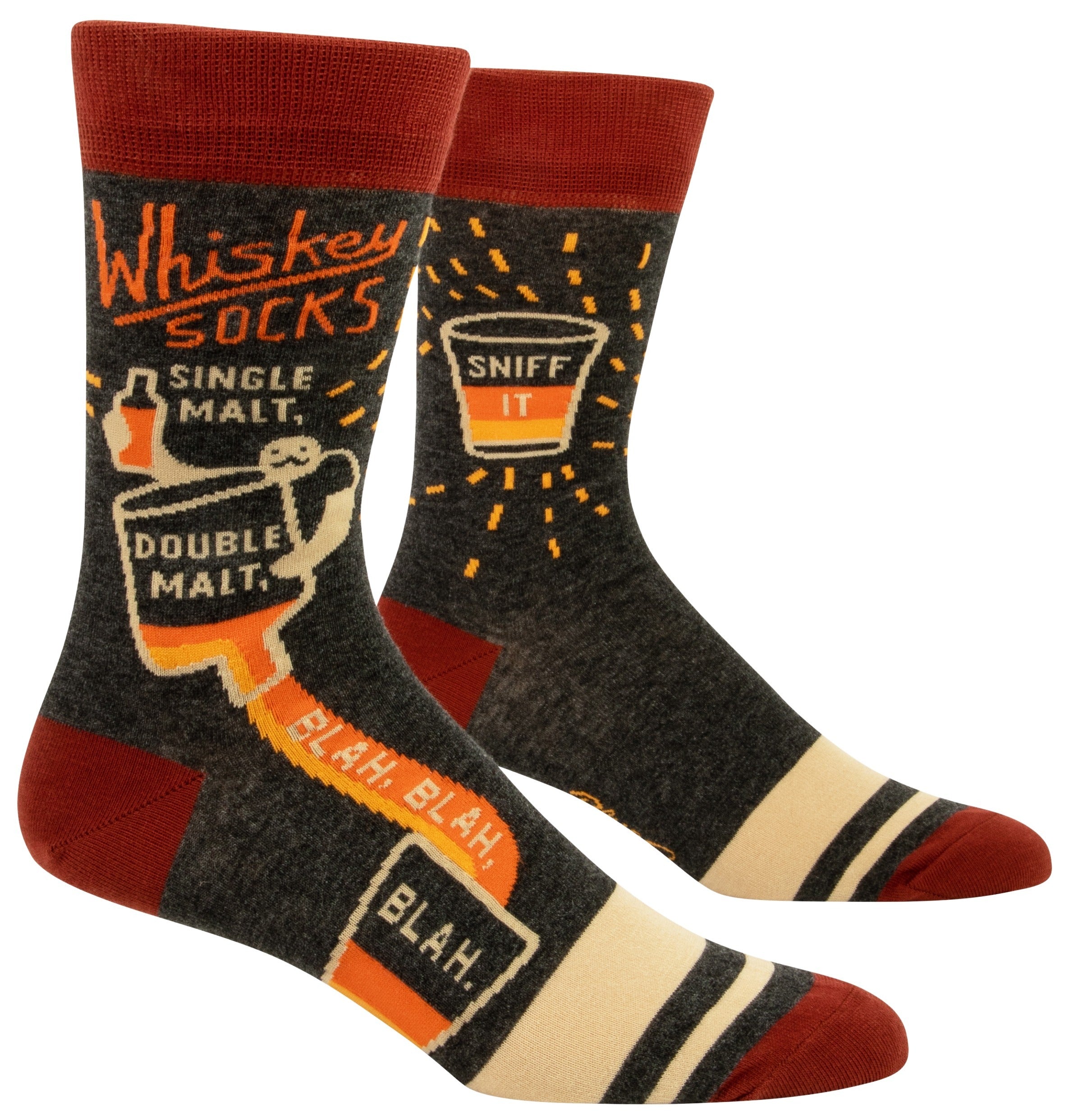 Blue Q - Men's Socks - Whiskey Socks