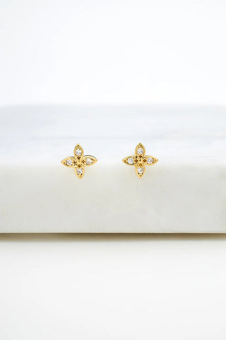 Zafino Sammy Stud Earring - Gold or Silver
