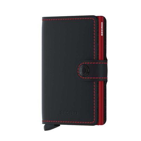 Secrid - Mini Wallet - Matte Black & Red